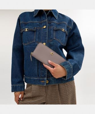 エッセンシャル スリム アコーディオン ジップ ウォレット | COACH